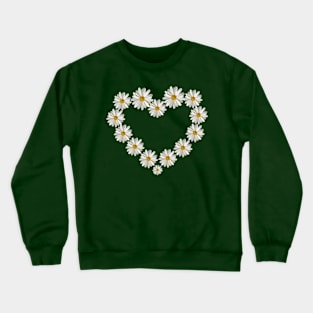 Daisy Heart Crewneck Sweatshirt